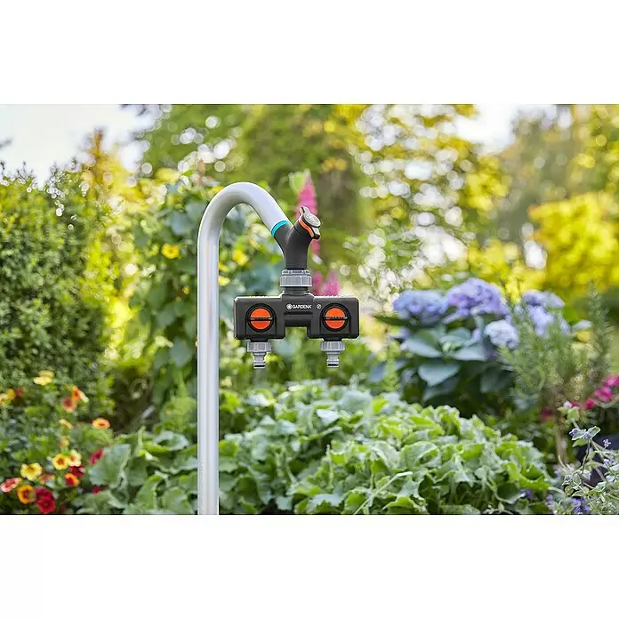 Gardena Sprinklersystem Wasserhahn - Metall - Stimmungsaufnahme