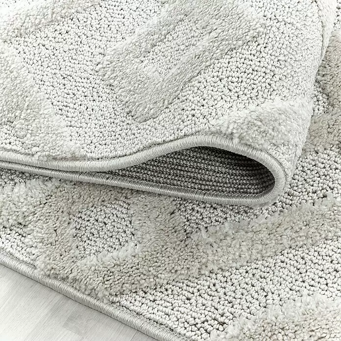Hochflorteppich Pisa 4708Cream, 110 x 60 cm, 100% Polypropylen