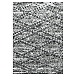 Hochflorteppich Pisa 4706 (Grau, 200 x 140 cm, 100% Polypropylen)