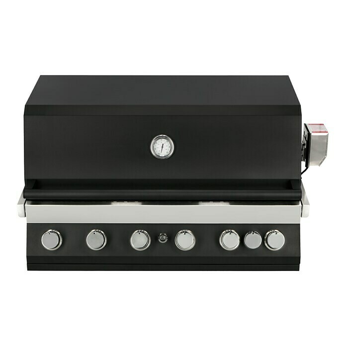 Kingstone Gasgrillküche The Quad Six 605Anzahl Brenner: 6, Hauptgrillfläche: 89,2 x 45 cm, 21 kW, Material Rost: Gusseisen Front View