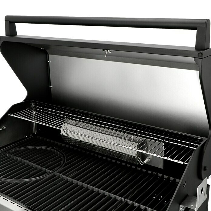 Kingstone KMS Gasgrillküche The Quad SixAnzahl Brenner: 6, Hauptgrillfläche: 89,2 x 45 cm, 21 kW, Material Rost: Gusseisen Detail Shot