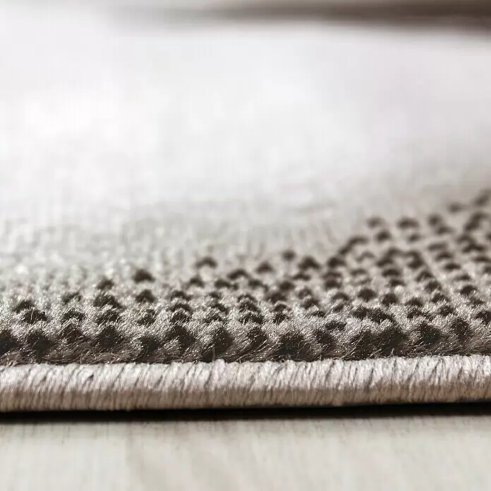 Kurzflorteppich Plus 8008 - Braun, 230 x 160 cm, 100 % Polypropylen - Detailaufnahme