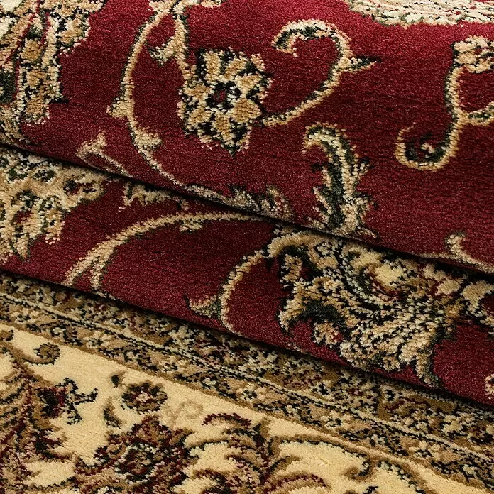 Kurzflorteppich Orient-Optik Marrakesh 0210 - Rot, 230 x 160 cm, 100% Polypropylen - Detailaufnahme