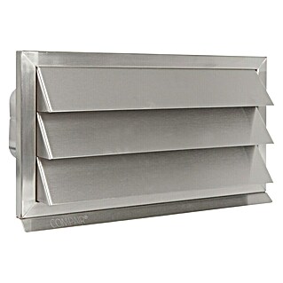 Nedco Gevelrooster Eco+ (Geborsteld RVS, b x h: 290 x 150 mm, Roestvrij staal, Luchtdoorlaat: 150 cm²)