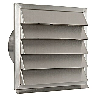 Nedco Gevelrooster Eco+ (Geborsteld RVS, b x h: 240 x 240 mm, Roestvrij staal, Luchtdoorlaat: 206 cm²)