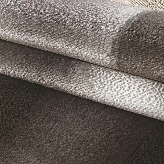 Kurzflorteppich Plus 8008 - Braun, 230 x 160 cm, 100 % Polypropylen - Detailaufnahme