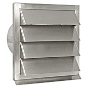 Nedco Gevelrooster Eco+ (Geborsteld RVS, b x h: 190 x 190 mm, Roestvrij staal, Luchtdoorlaat: 107 cm²) | BAUHAUS