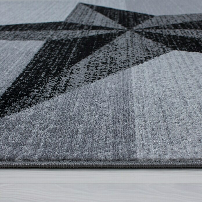 Kurzflorteppich Plus 8002 (Grau, 200 x 140 cm, 100 % Polypropylen) | BAUHAUS