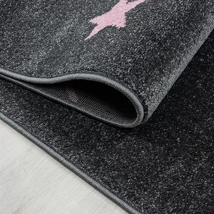 Kinderteppich Kids 0610 - Pink, 150 x 80 cm, 100% Polypropylen - Detailaufnahme