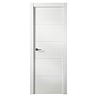 Solid Elements Pack puerta de interior Mannheim (72,5 x 203 cm, Derecha, Blanco, Macizo)