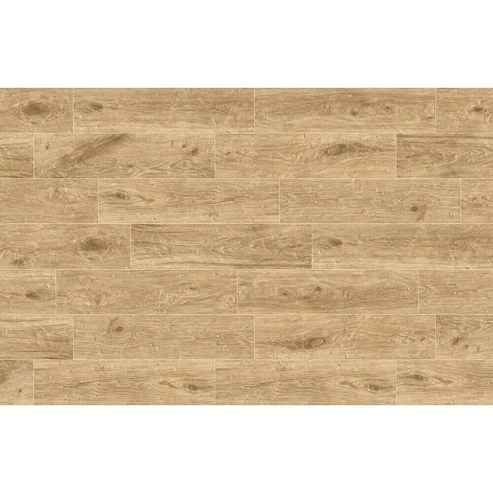 Atlas Concorde Solution Feinsteinzeugfliese Kortex Golden - 22,5 x 90 cm, Hellbraun, Matt - Holzstrukturierte Bodenfliesen in hellbrauner Farbe, ideal für ein warmes und natürliches Ambiente im Innenbereich.