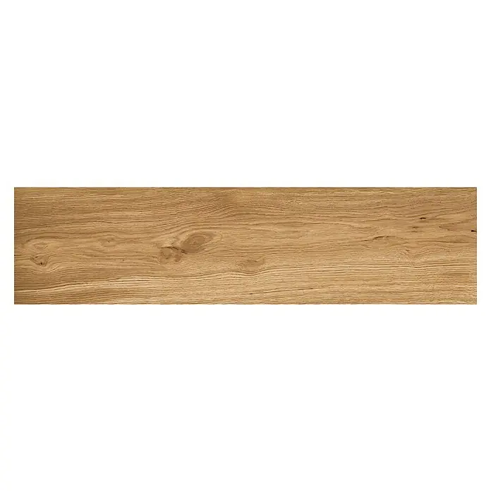 Atlas Concorde Solution Living Nature Feinsteinzeugfliese Twist Rovere - 22,5 x 90 cm, Beige, Matt - Braunes Laminat mit natürlicher Holzmaserung, ideal für warme und einladende Innenräume. Robust und pflegeleicht.
