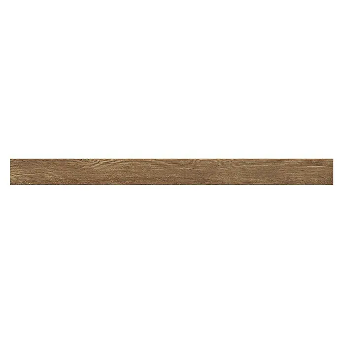 Atlas Concorde Solution Fable Sockelfliese Cognac - 7,2 x 90 cm, Dunkelbraun - Elegante Holzmaserung mit warmen Brauntönen, ideal für rustikale oder moderne Designs. Schafft eine einladende Atmosphäre.
