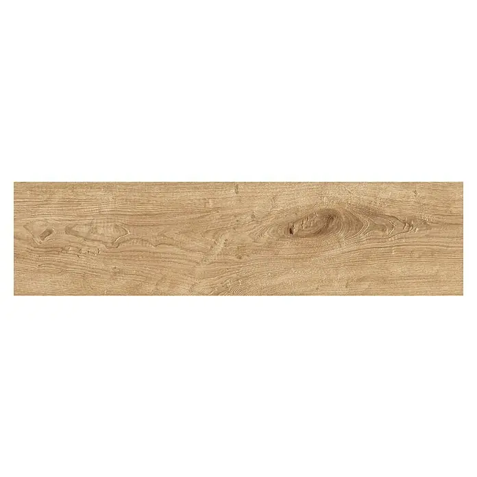 Atlas Concorde Solution Feinsteinzeugfliese Kortex Golden - 22,5 x 90 cm, Hellbraun, Matt - Detailaufnahme einer Holzstruktur mit warmen Farbtönen und markanten Maserungen, ideal für hochwertige Designprojekte.