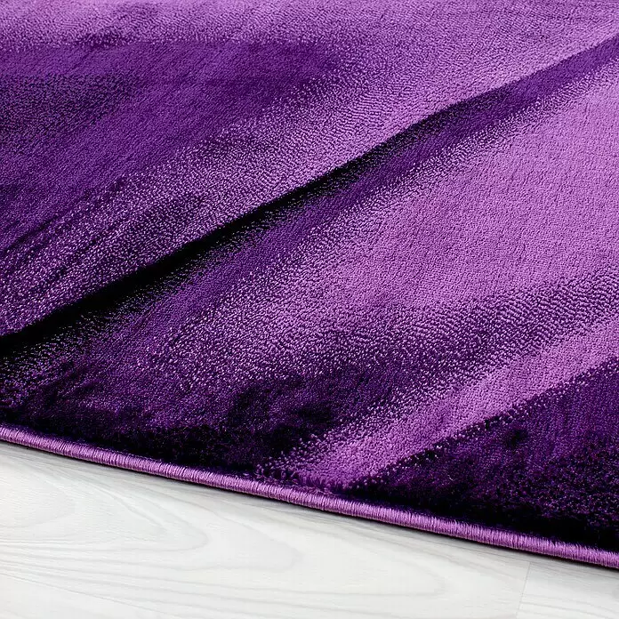 Kurzflorteppich Miami 6590 - Lila, 290 x 200 cm, 100% Polypropylen - Detailaufnahme