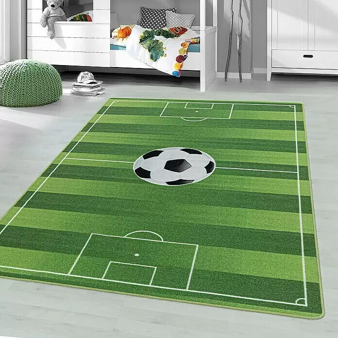 Kinderteppich Play 2911Grün, 150 x 100 cm, 100% Polyamide