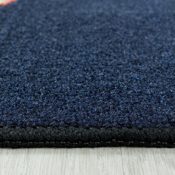 Kurzflorteppich Play 2910Navy, 120 x 80 cm, 100% Polyamide Detail Shot