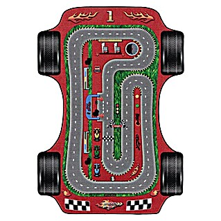Kurzflorteppich Play 2907 (Rot, 170 x 120 cm, 100% Polyamide)
