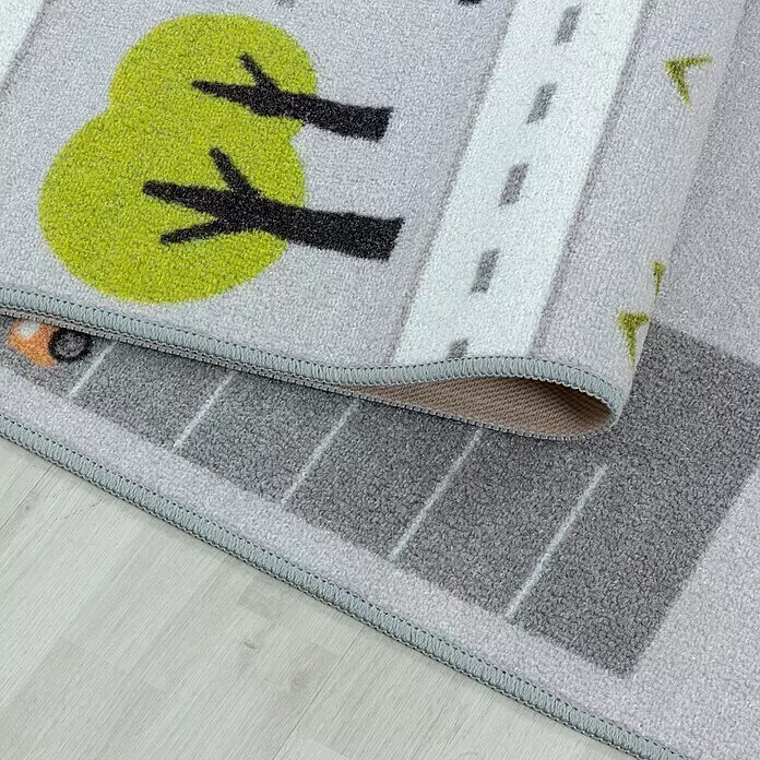 Kinderteppich Play 2902 - Grau, 230 x 160 cm, 100% Polyamide - Detailaufnahme