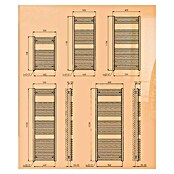 Admiral Radiador toallero (50 x 117 cm, 529 W, Blanco)