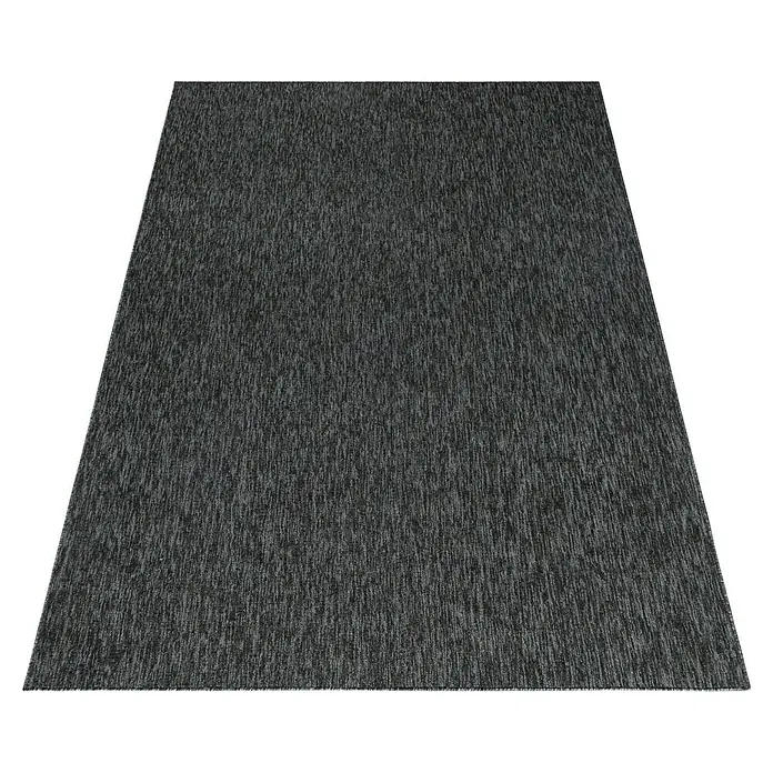 Flachgewebeteppich Nizza 1800 - Anthrazit, 100 x 60 cm, 100% Polypropylen - Dieser Teppich in Anthrazit mit feiner Musterung verleiht jedem Raum Eleganz. Die dunkle Farbe und die dezente Textur machen ihn zu einem vielseitigen Accessoire.