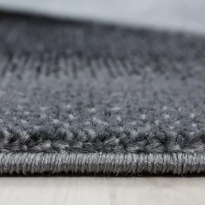 Kurzflorteppich Parma 9240 - Schwarz, 300 x 80 cm, 100% Polypropylen - Detailaufnahme