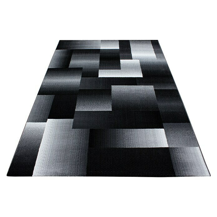 Kurzflorteppich Miami 6560 (Schwarz, 200 x 140 cm, 100 % Polypropylen) | BAUHAUS