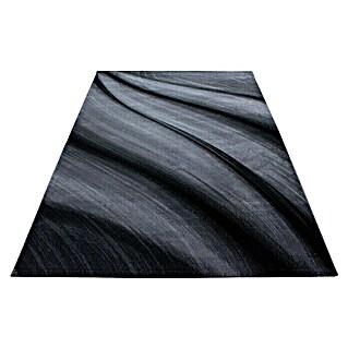 Kurzflorteppich Miami 6630 (Schwarz, 150 x 80 cm, 100% Polypropylen)