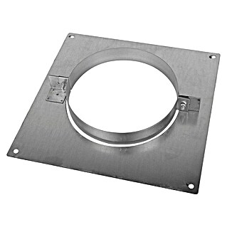 Nedco Steun voor verdiepingsvloer (Kleur: Geborsteld RVS, 80 mm)