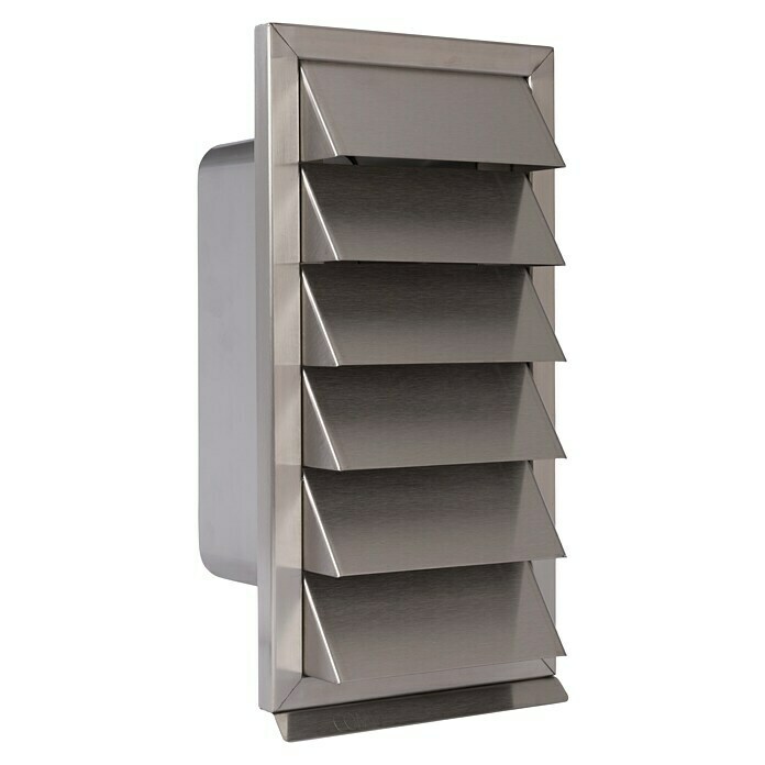 Nedco Gevelrooster Eco+ (Geborsteld RVS, b x h: 150 x 300 mm, Roestvrij staal, Luchtdoorlaat: 150 cm²) | BAUHAUS