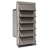 Nedco Gevelrooster Eco+ (Geborsteld RVS, b x h: 150 x 300 mm, Roestvrij staal, Luchtdoorlaat: 150 cm²) | BAUHAUS