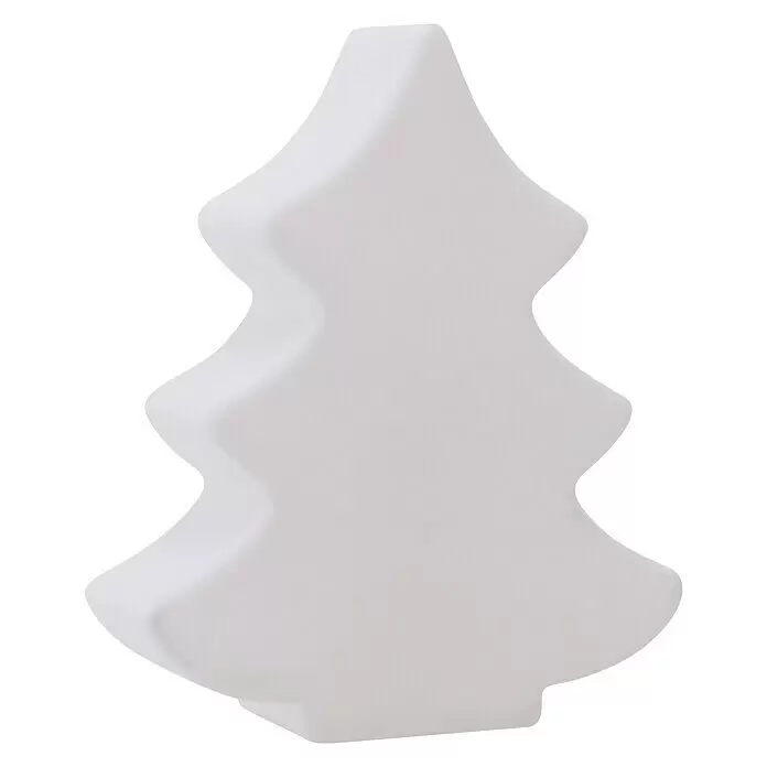 8 Seasons Design LED-Weihnachtsbaum - Weiß, 11 cm - Diagonale Ansicht