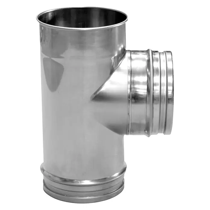 Enkelwandige kachelpijp 25CM smoorklep - 130mm