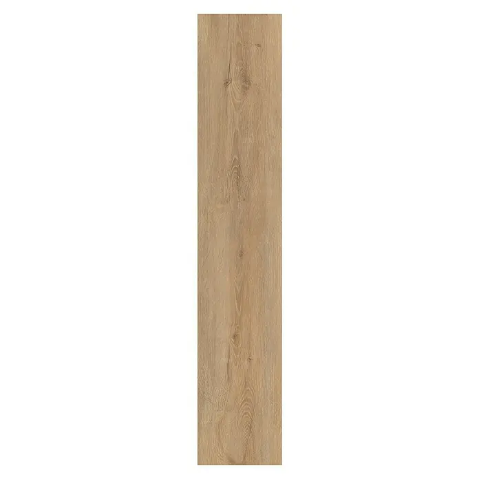 Vinylboden Strong SPC Structure - Georgia, Landhausdiele, 1.220 x 228 x 3,8 mm - Dieses Bild zeigt ein langes, rechteckiges Paneel mit einer hellbraunen Holzmaserung, ideal für Bodenbeläge oder Wandverkleidungen.