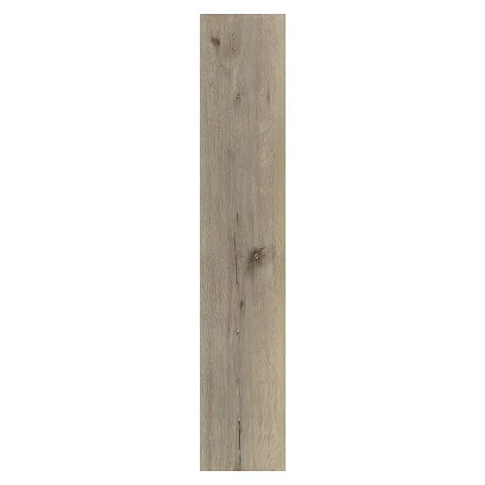 Vinylboden Strong SPC Structure - Virginia, Landhausdiele, 1.220 x 228 x 3,8 mm - Nahaufnahme einer Holzdiele in hellem Farbton mit gut sichtbarer Maserung, die eine warme und natürliche Atmosphäre vermittelt.