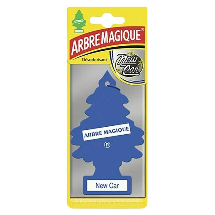 Wunderbaum Ambientador de coche - New Car, 8 sem., Número de componentes: 1 ud. - Ambientador "Arbre Magique New Car" para un ambiente agradable en el coche. Proporciona un aroma fresco de coche nuevo en el interior.