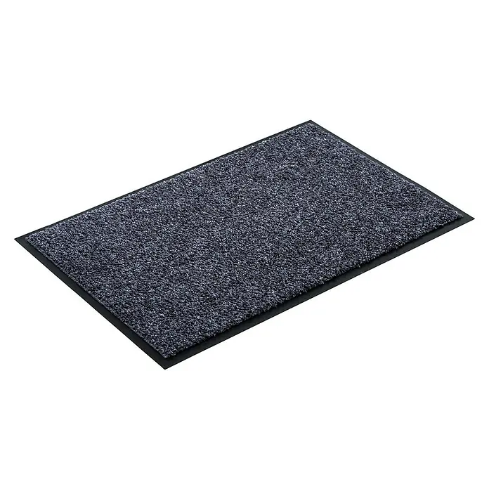 Astra Schmutzfangmatte Diamant - Dunkelgrau, 60 x 80 cm, Material Nutzschicht: 100 % Polyamid - Graue Fußmatte mit dunklem Rand. Die strapazierfähige Matte schützt Böden vor Schmutz und Feuchtigkeit und sorgt für Sauberkeit im Eingangsbereich.