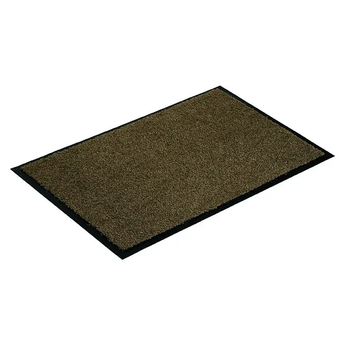 Astra Schmutzfangmatte Diamant - Braun, 40 x 60 cm, Material Nutzschicht: 100 % Polyamid - Braune Fußmatte mit schwarzem Rand. Diese robuste Fußmatte ist ideal, um Schmutz und Feuchtigkeit an der Tür abzufangen.