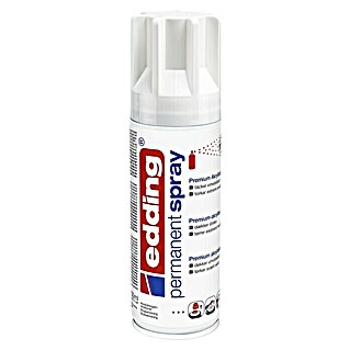 Edding Permanent Spray Glänzend (200 ml, Verkehrsweiß (RAL 9016))