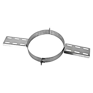 Nedco Steun voor dak (Kleur: Geborsteld RVS, 80 mm)