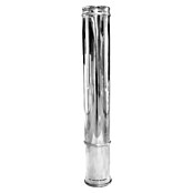 Nedco Kachelpijp Paspijp Enkelwandig 25-40 cm (Ø x l: 150 mm x 40 cm, Geborsteld RVS) | BAUHAUS