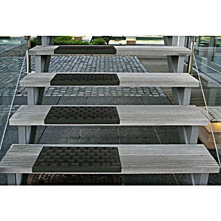 Astra Stufenmatte Imperial (25 x 65 cm, Kunststoff, Schwarz)