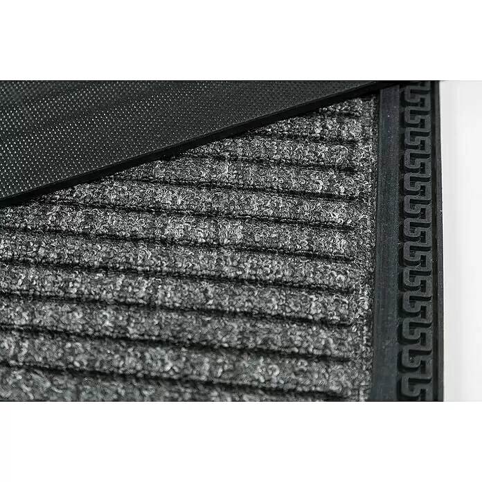 Astra Border Star Fußmatte - Grau, 70 x 40 cm, Kunststoff - Detailaufnahme