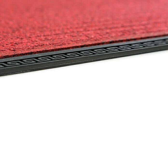 Astra Fußmatte (Rot, 50 x 80 cm, 70 % Polypropylen, 30 % Gummi)