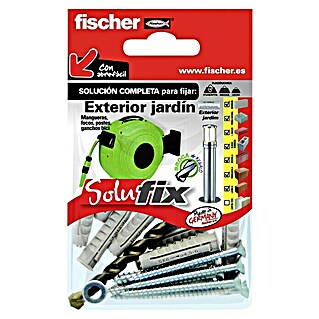 Fischer Solufix Set de fijación para accesorios de jardín (23 pzs.)