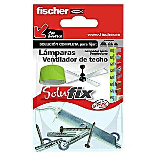 Fischer Solufix Set de fijación (Específico para: Lámparas y ventiladores de techo, 10 pzs.)