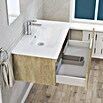 Artysan Mueble de lavabo Plano (L x An x Al: 46 x 80 x 32 cm, Olmo) | BAUHAUS
