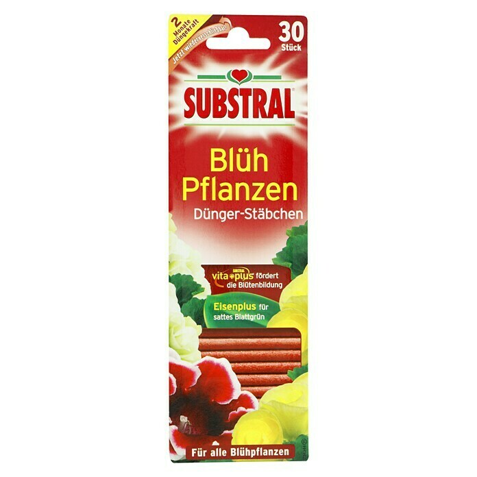 Substral Blühpflanzen-Düngestäbchen30 Stk., Inhalt ausreichend für ca.: 30 Pflanzen Front View