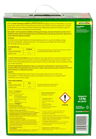 Gardol Rasendnger mit Eisen - 7,5 kg, Max. Anwendungsflche: 250 m online  kaufen bei BAUHAUS