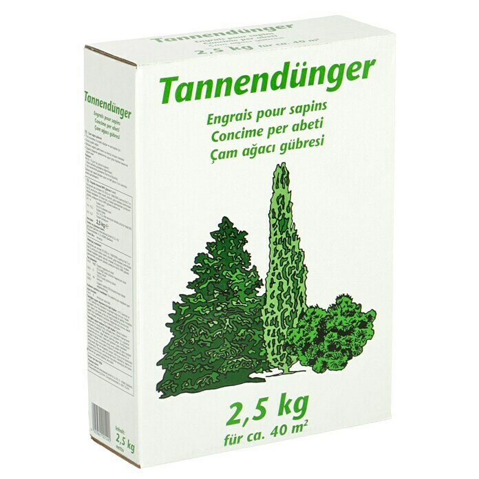 Tannendünger2,5 kg, Inhalt ausreichend für ca.: 40 m² Diagonal View